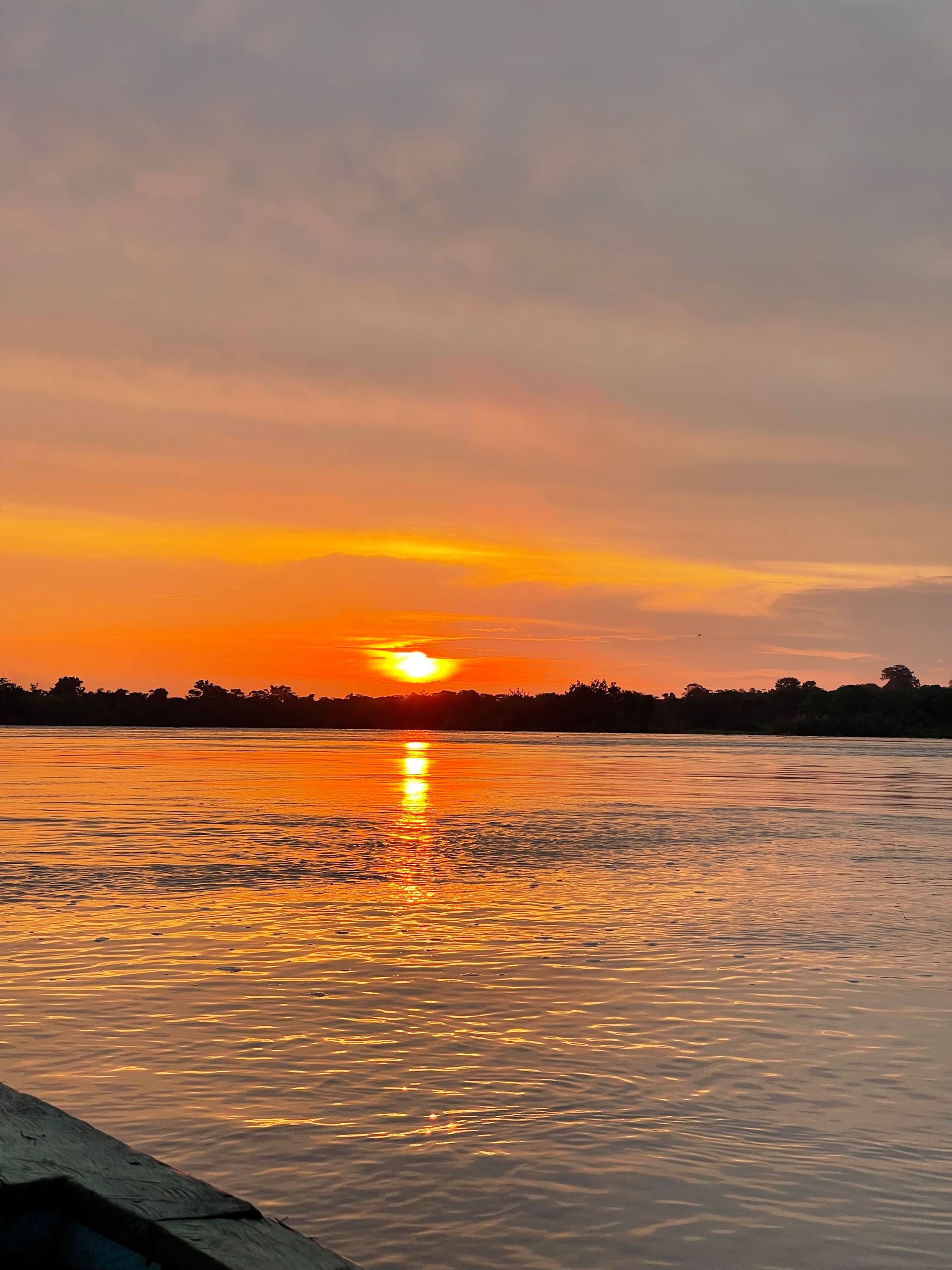 Golden hour on the river